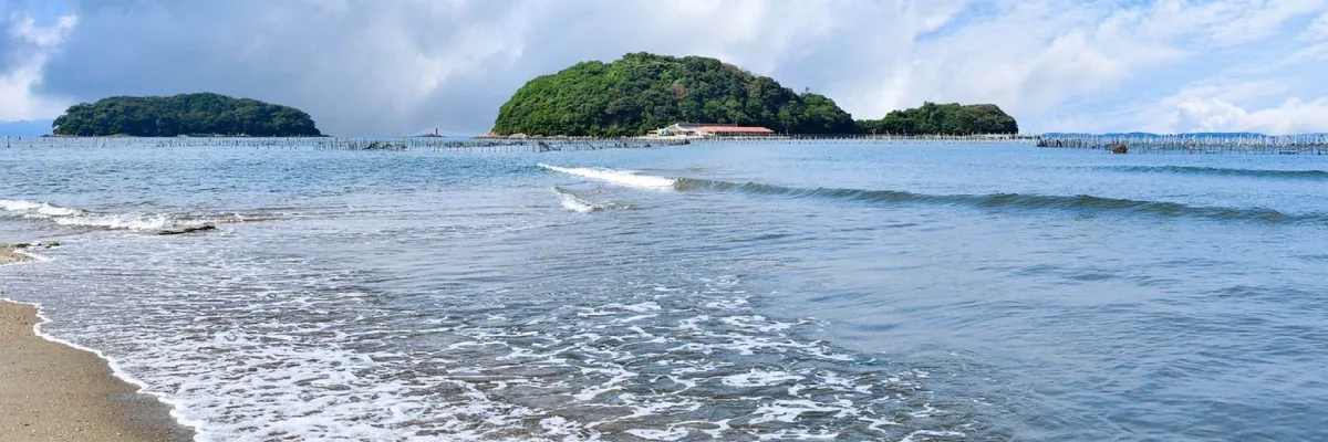 店舗公式サイトで紹介されている東幡豆の海と島々